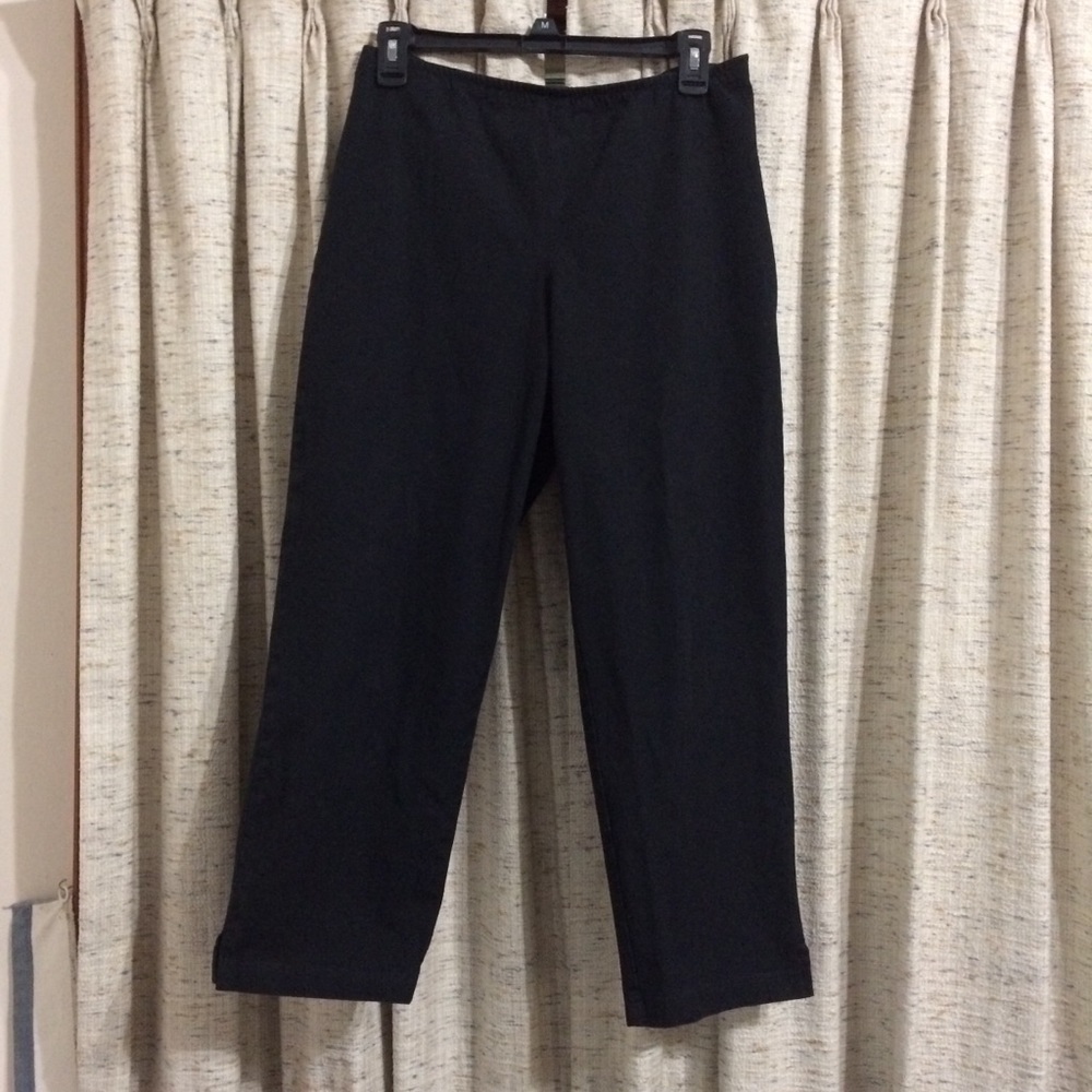 Eileen Fisher Organic Cotton Stretch Ankle Pants